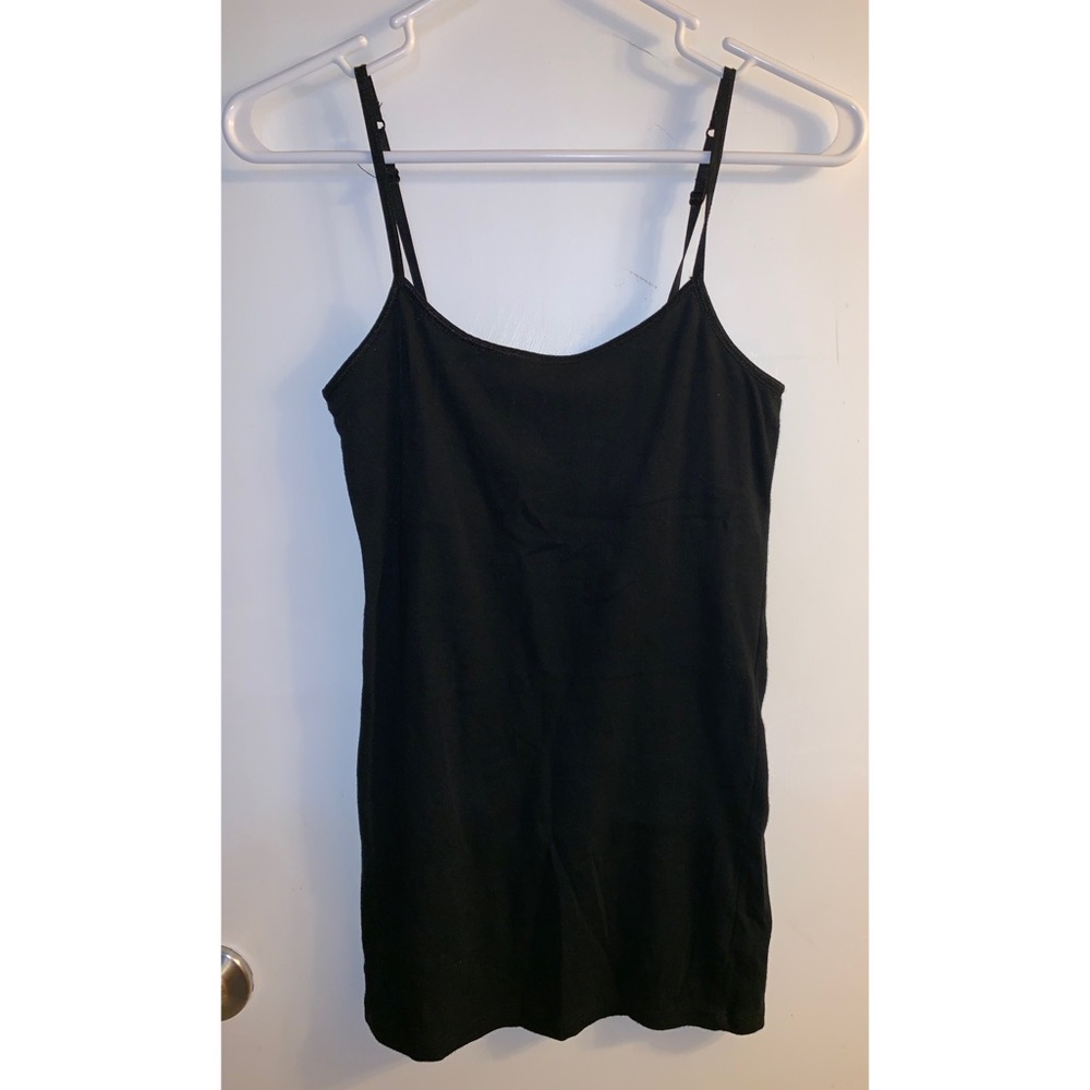 Black tank top